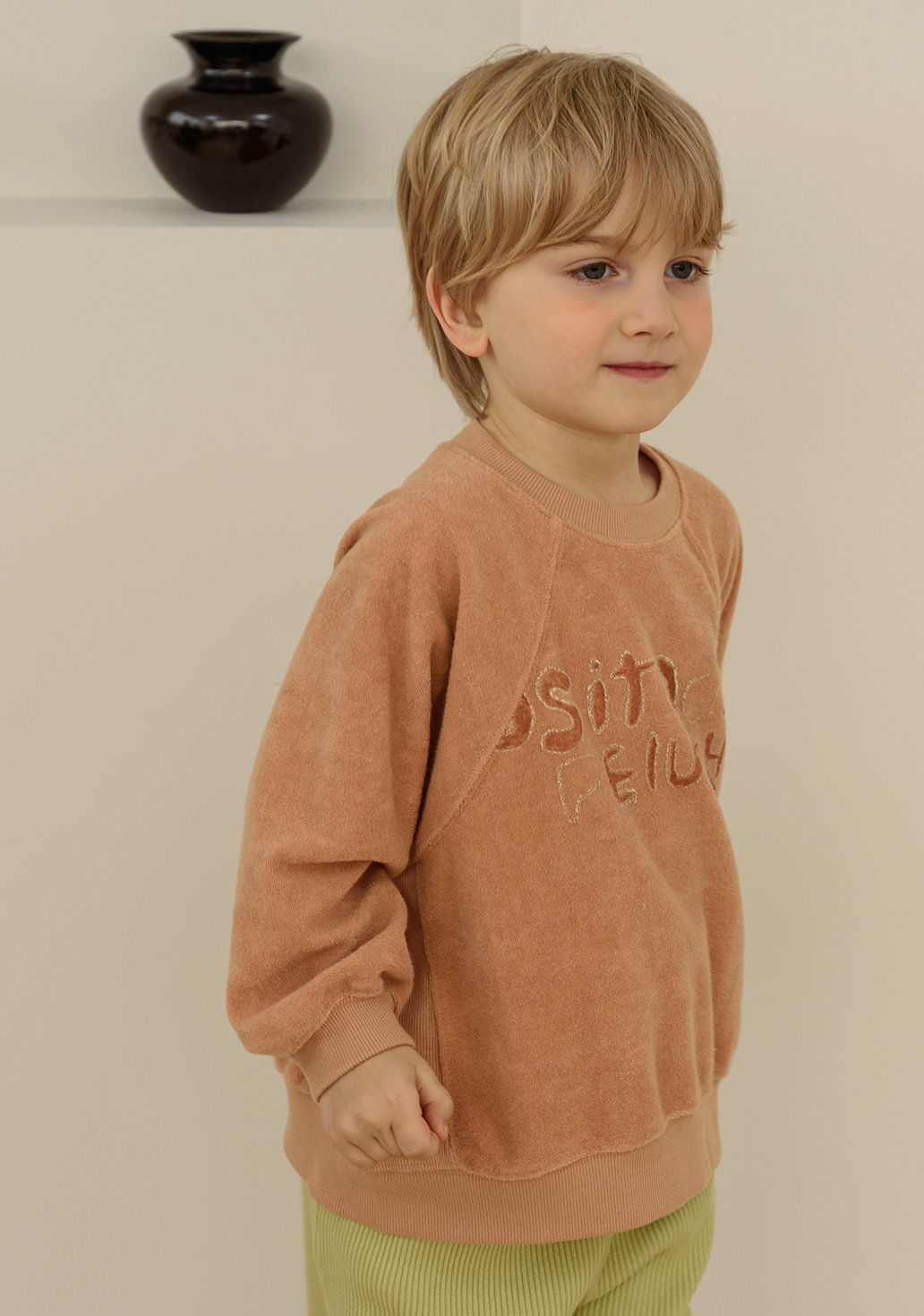 MAMANOTA - Korean Children Fashion - #Kfashion4kids - Bear Terry Tee - 5