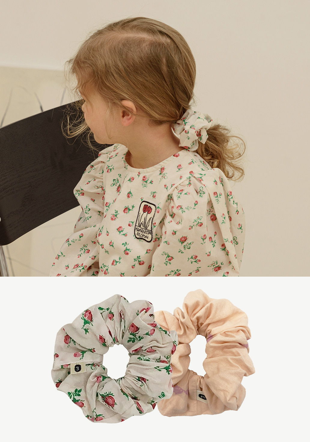 MAMANOTA - Korean Children Fashion - #Kfashion4kids - Flower Scrunchie
