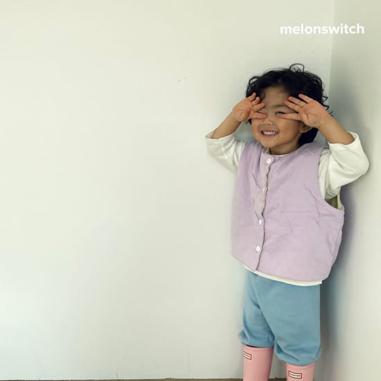 MELON SWITCH - Korean Children Fashion - #Kfashion4kids - Two Tone Vest - 2