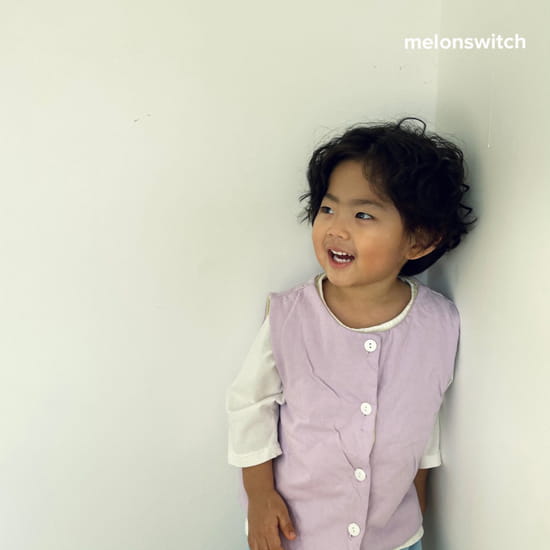 MELON SWITCH - Korean Children Fashion - #Kfashion4kids - Two Tone Vest - 3