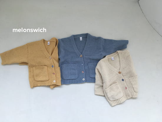 MELON SWITCH - Korean Children Fashion - #Kfashion4kids - Jewelry Knit Cardigan - 2