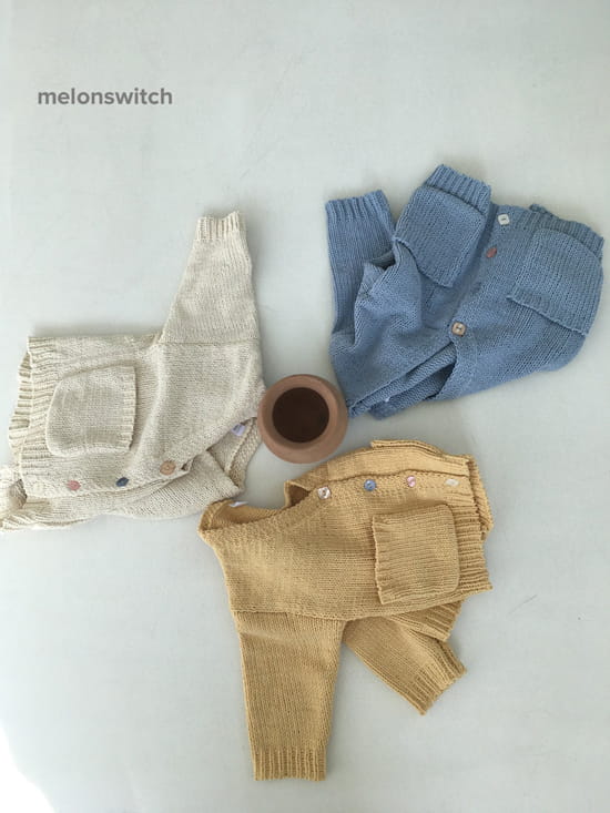 MELON SWITCH - Korean Children Fashion - #Kfashion4kids - Jewelry Knit Cardigan - 3