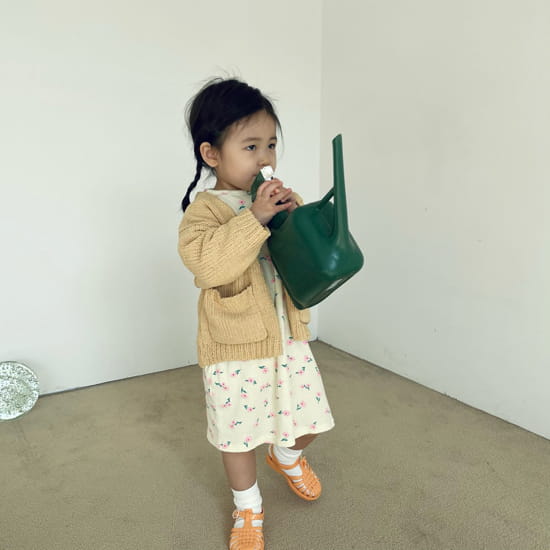 MELON SWITCH - Korean Children Fashion - #Kfashion4kids - Jewelry Knit Cardigan - 4