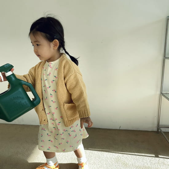 MELON SWITCH - Korean Children Fashion - #Kfashion4kids - Jewelry Knit Cardigan - 7