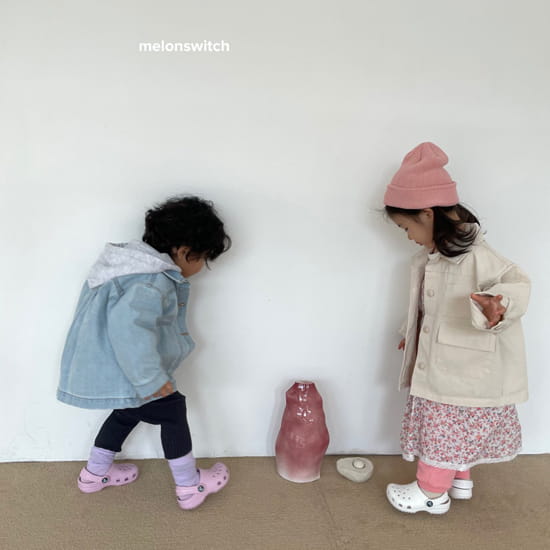 MELON SWITCH - Korean Children Fashion - #Kfashion4kids - Salad Denim Jacket - 4