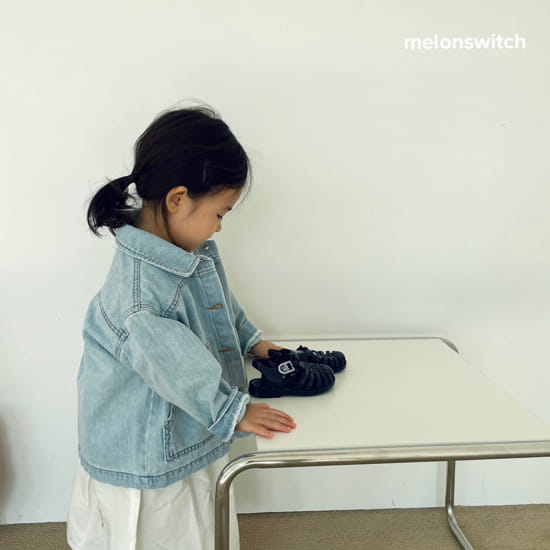 MELON SWITCH - Korean Children Fashion - #Kfashion4kids - Salad Denim Jacket - 5