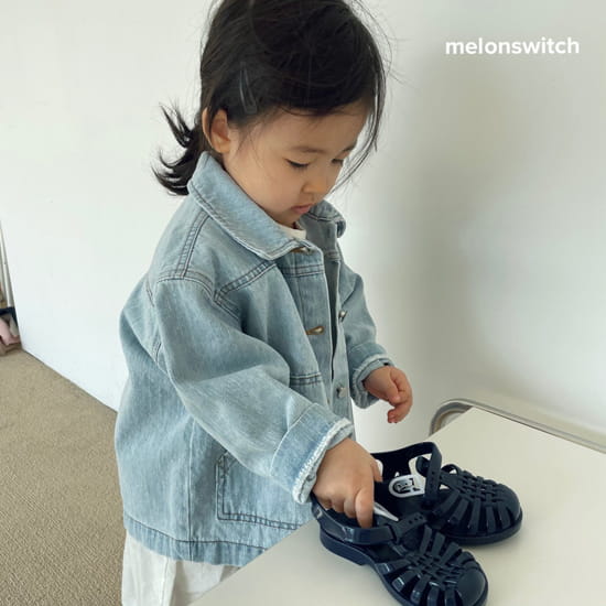 MELON SWITCH - Korean Children Fashion - #Kfashion4kids - Salad Denim Jacket - 6