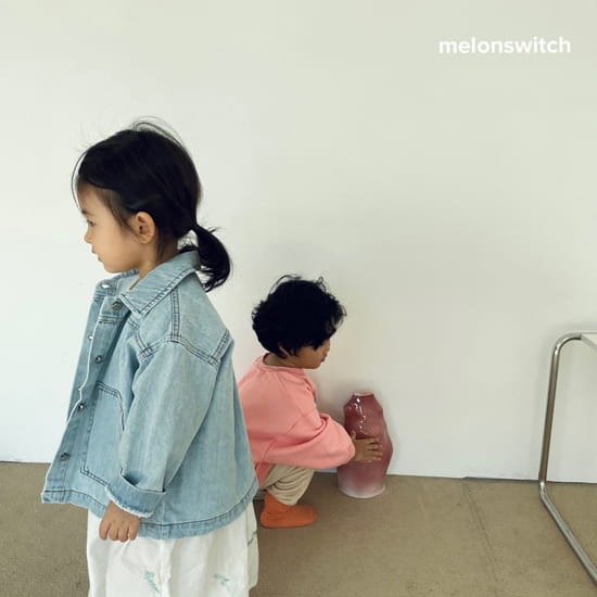 MELON SWITCH - Korean Children Fashion - #Kfashion4kids - Salad Denim Jacket - 7