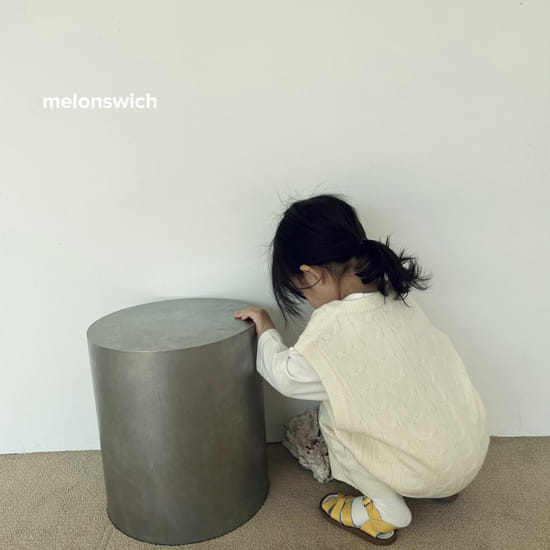 MELON SWITCH - Korean Children Fashion - #Kfashion4kids - Cream Knit Top Bottom Set - 7