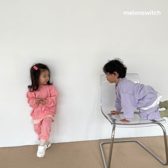MELON SWITCH - Korean Children Fashion - #Kfashion4kids - Spring Layered Top Bottom Set