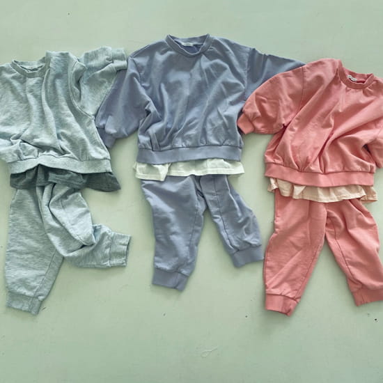 MELON SWITCH - Korean Children Fashion - #Kfashion4kids - Spring Layered Top Bottom Set - 9