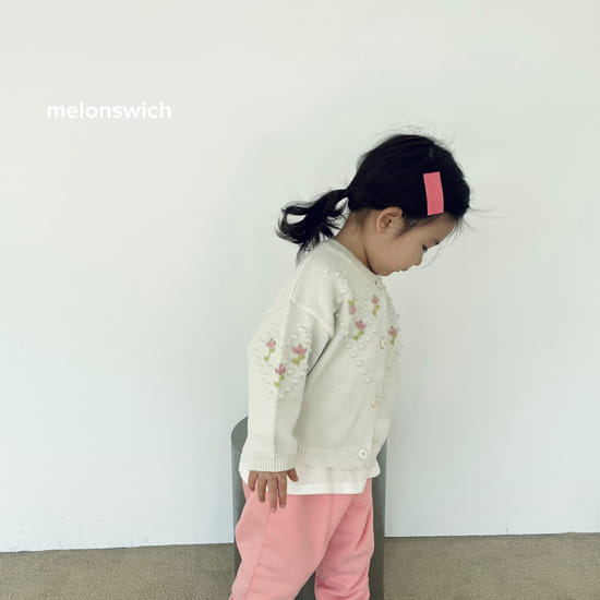 MELON SWITCH - Korean Children Fashion - #Kfashion4kids - Handmade Tulip Knit Cardigan - 2