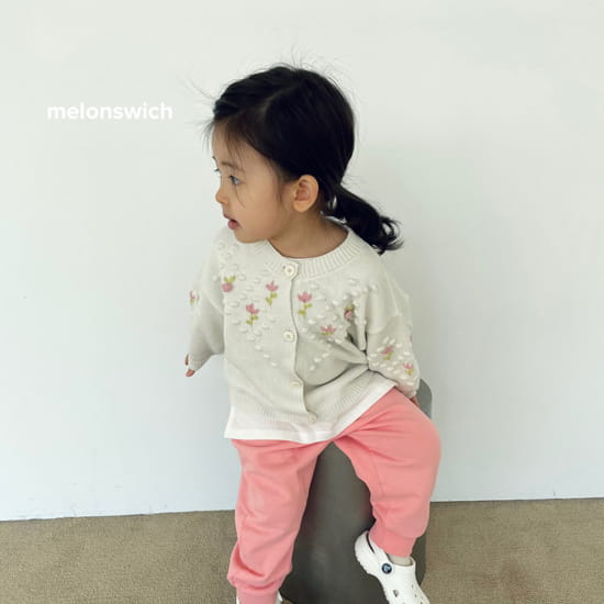 MELON SWITCH - Korean Children Fashion - #Kfashion4kids - Handmade Tulip Knit Cardigan - 4