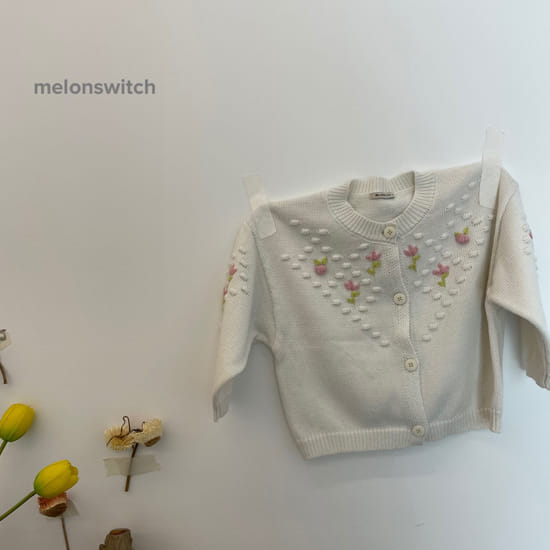 MELON SWITCH - Korean Children Fashion - #Kfashion4kids - Handmade Tulip Knit Cardigan - 9