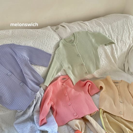 MELON SWITCH - Korean Children Fashion - #Kfashion4kids - Color Rip Knit Cardigan - 2