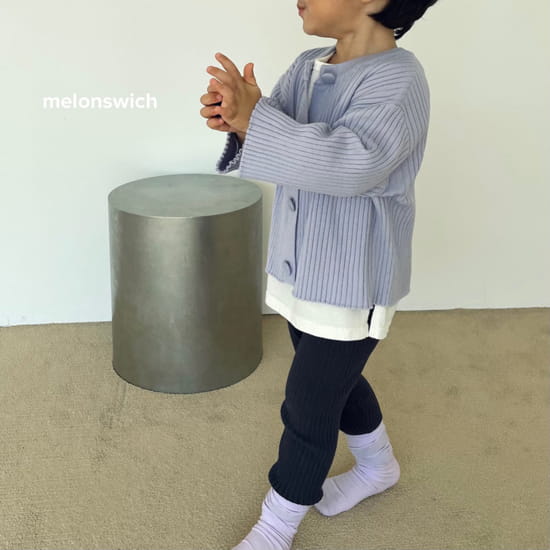 MELON SWITCH - Korean Children Fashion - #Kfashion4kids - Color Rip Knit Cardigan - 5