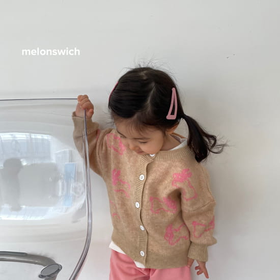 MELON SWITCH - Korean Children Fashion - #Kfashion4kids - Sheep Rabbit Knit Cardigan - 5