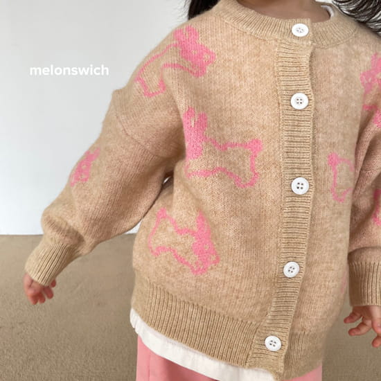 MELON SWITCH - Korean Children Fashion - #Kfashion4kids - Sheep Rabbit Knit Cardigan - 7