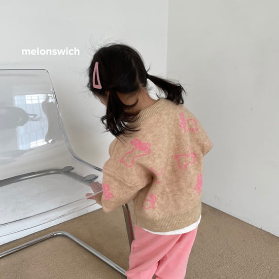 MELON SWITCH - Korean Children Fashion - #Kfashion4kids - Sheep Rabbit Knit Cardigan - 8