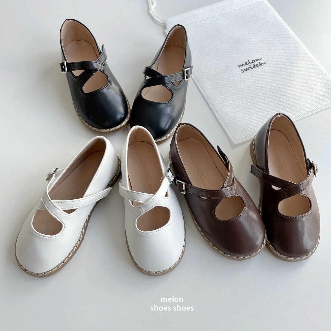 MELON SWITCH - Korean Children Fashion - #Kfashion4kids - Girl Flats Shoes