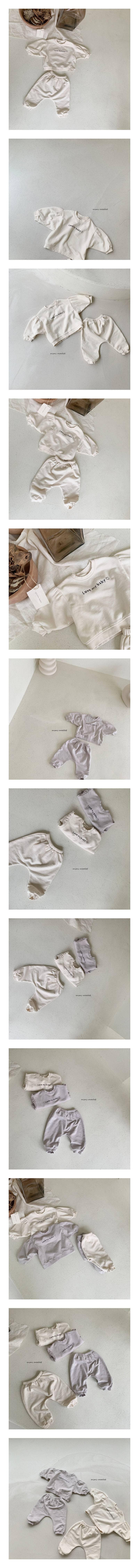 MIMI MARKET - Korean Children Fashion - #Kfashion4kids - Love top Bottom Set