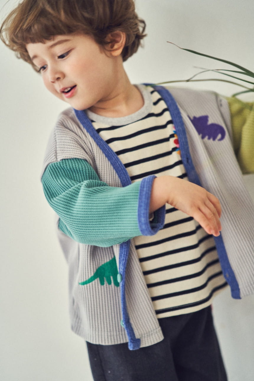 MIMICO - Korean Children Fashion - #Kfashion4kids - Waffle Cardigan - 6