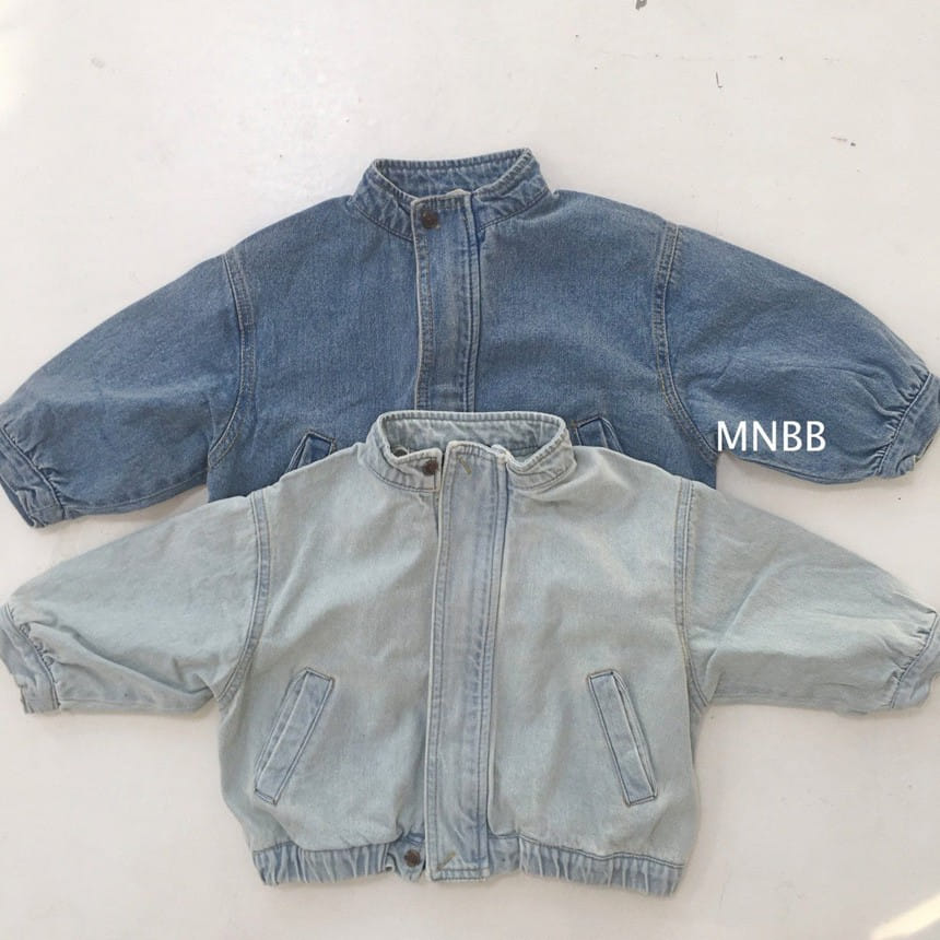 MINI BONGBONG - Korean Children Fashion - #Kfashion4kids - Circle Denim Jacket