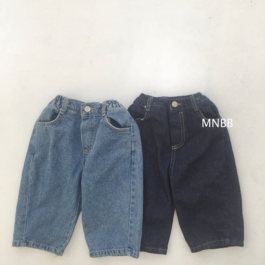 MINI BONGBONG - Korean Children Fashion - #Kfashion4kids - Wato Denim Pants with Mom