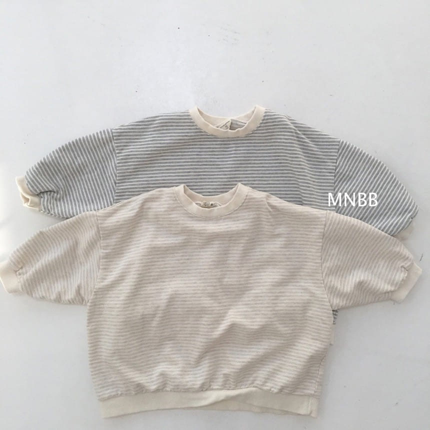 MINI BONGBONG - Korean Children Fashion - #Kfashion4kids - Melan Stripes Tee