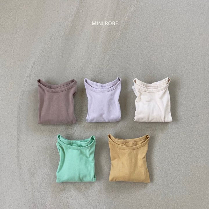 MINI ROBE - Korean Children Fashion - #Kfashion4kids - Basic Tee - 9