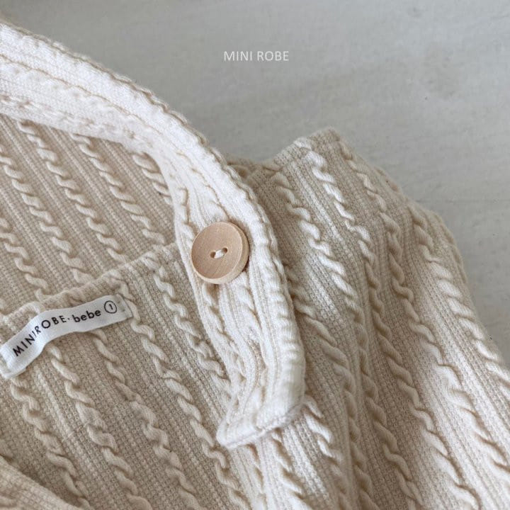 MINI ROBE - Korean Children Fashion - #Kfashion4kids - Twist Knit Dungrees