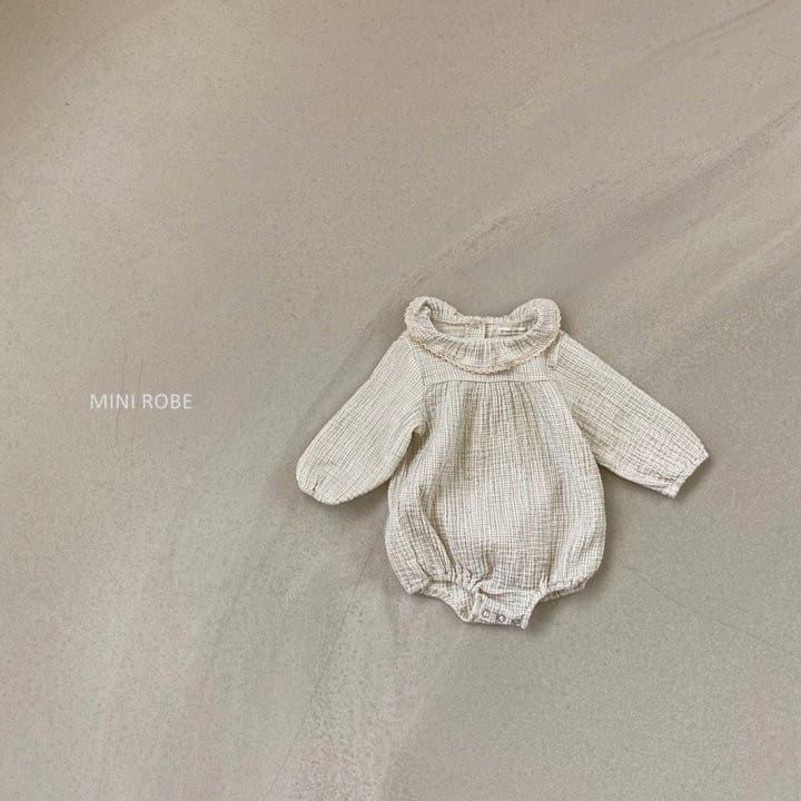 MINI ROBE - Korean Children Fashion - #Kfashion4kids - Frill Bodysuit - 4