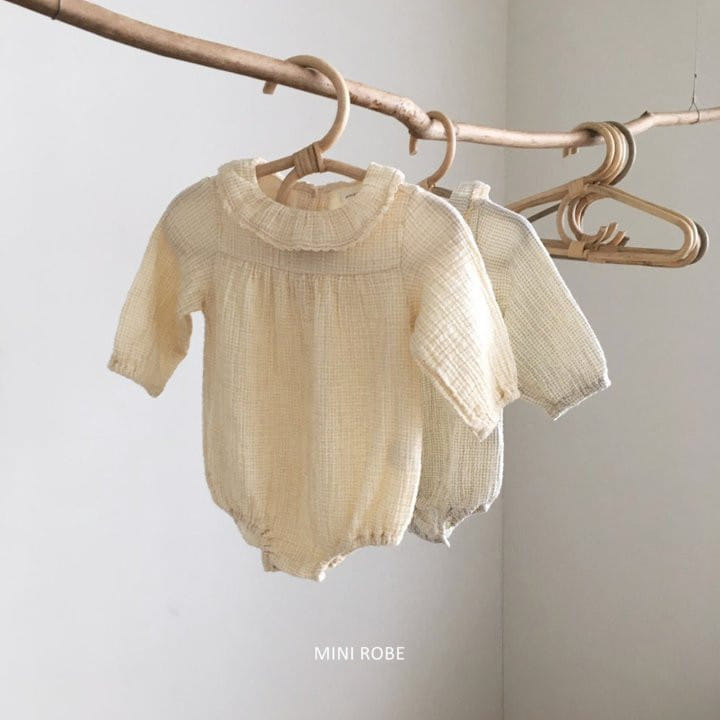 MINI ROBE - Korean Children Fashion - #Kfashion4kids - Frill Bodysuit - 6