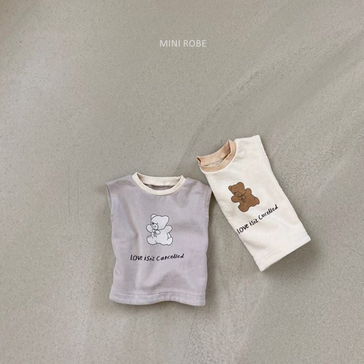 MINI ROBE - Korean Children Fashion - #Kfashion4kids - Bear Vest - 6