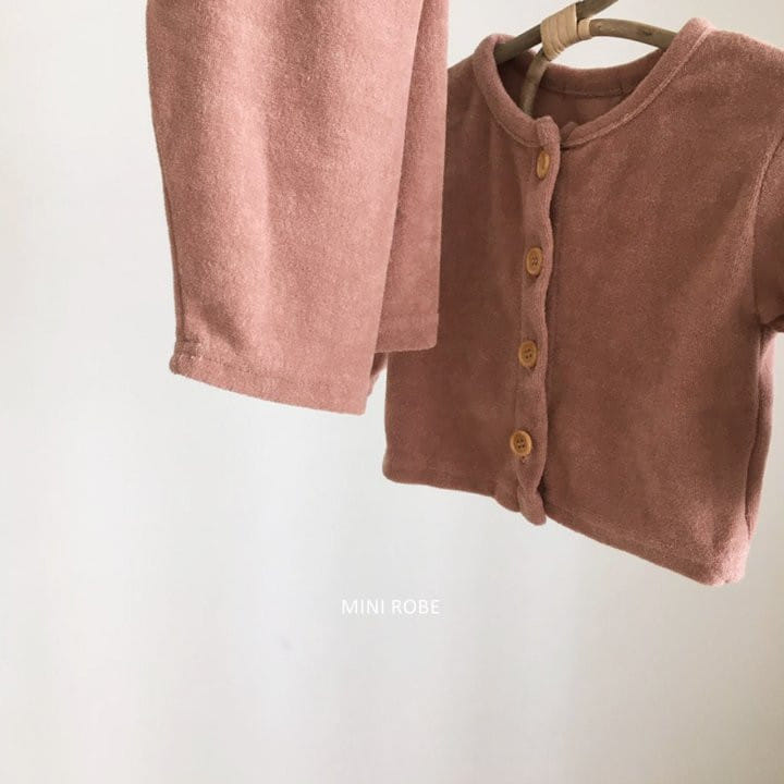 MINI ROBE - Korean Children Fashion - #Kfashion4kids - Teddy Top Bottom Set - 5