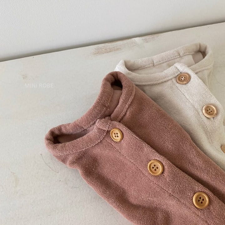 MINI ROBE - Korean Children Fashion - #Kfashion4kids - Teddy Top Bottom Set - 6