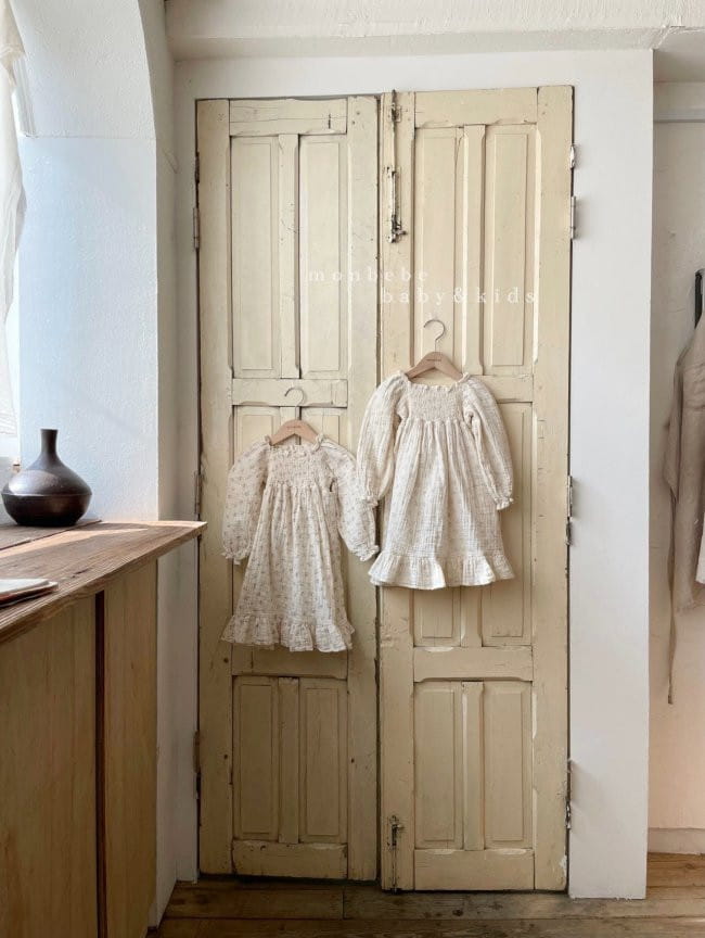 MONBEBE - Korean Children Fashion - #Kfashion4kids - Muslin Daisy One-piece - 3