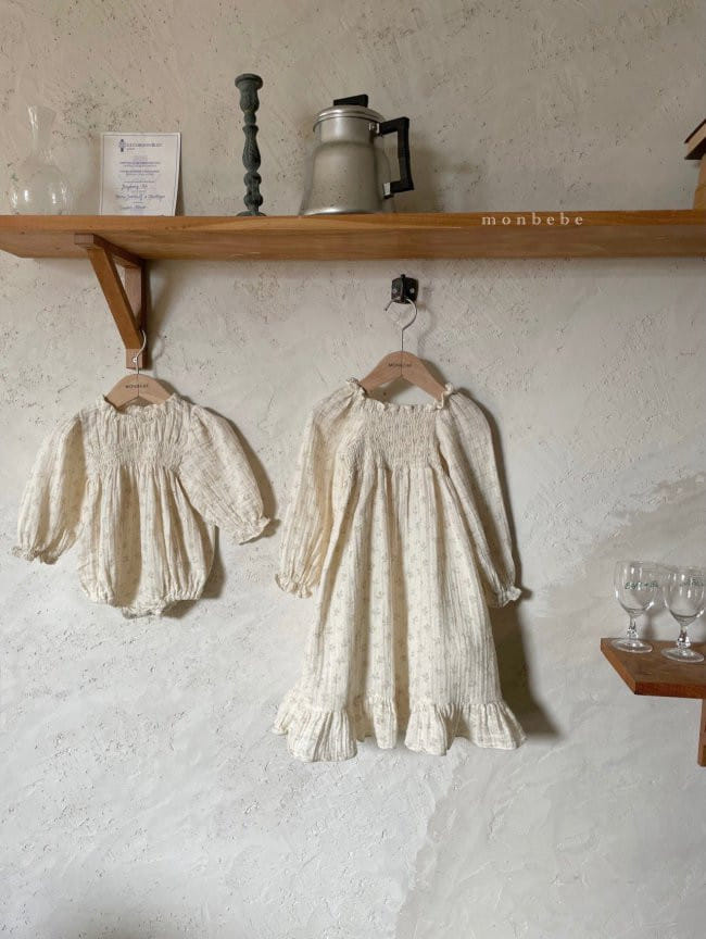 MONBEBE - Korean Children Fashion - #Kfashion4kids - Muslin Daisy One-piece - 8