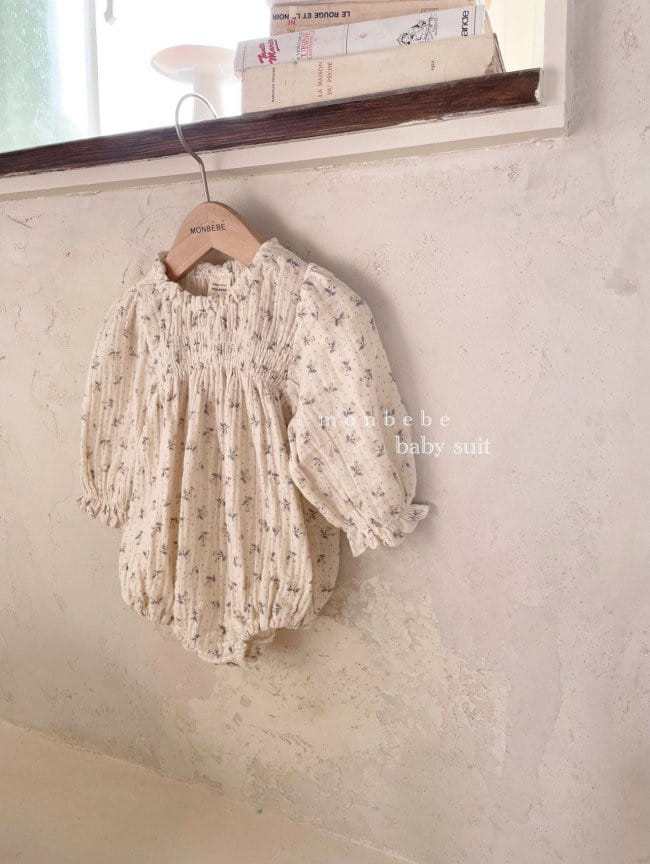 MONBEBE - Korean Children Fashion - #Kfashion4kids - Muslin Daisy Bodysuit - 2