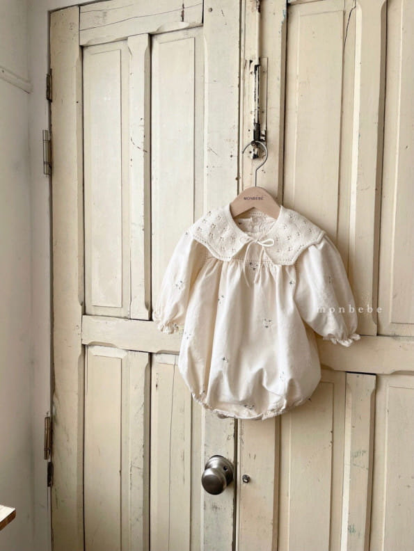 MONBEBE - Korean Children Fashion - #Kfashion4kids - Embroidery Rococo Bodysuit - 2
