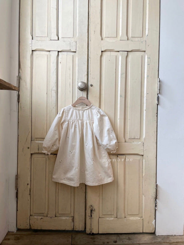 MONBEBE - Korean Children Fashion - #Kfashion4kids - Embroidery Rococo One-piece - 2
