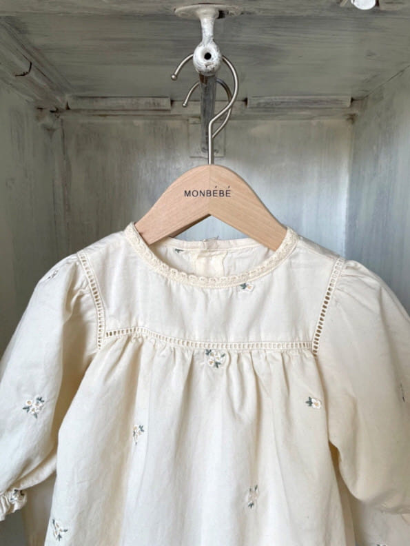 MONBEBE - Korean Children Fashion - #Kfashion4kids - Embroidery Rococo One-piece - 4