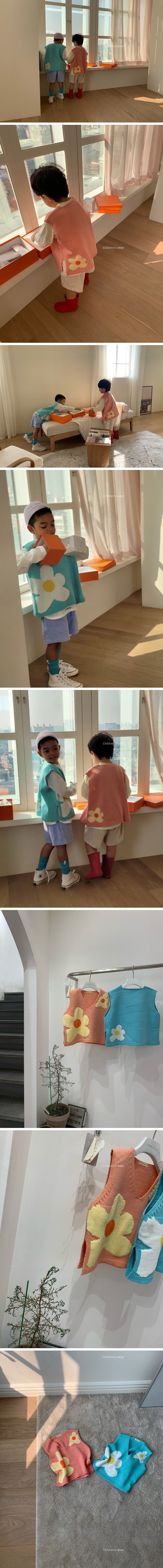 MOOI STORE - Korean Children Fashion - #Kfashion4kids - Fleurs Vest