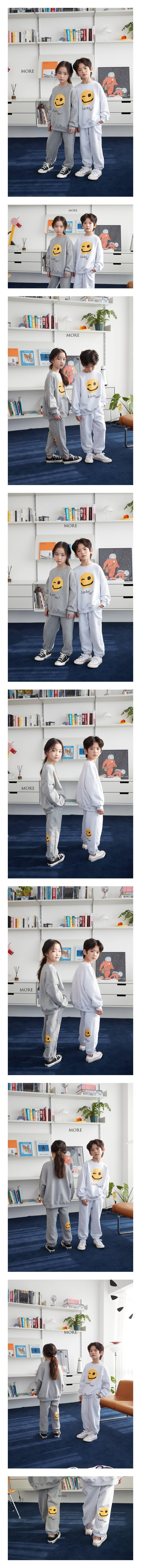 MORE - Korean Children Fashion - #Kfashion4kids - Lucky Me Top Bottom Set