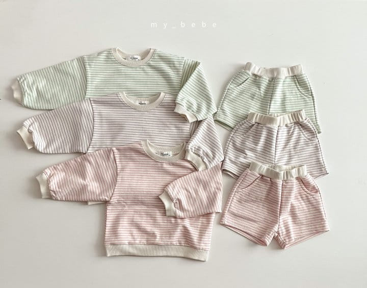 MY BEBE - Korean Children Fashion - #Kfashion4kids - Daily Shorts Set - 10