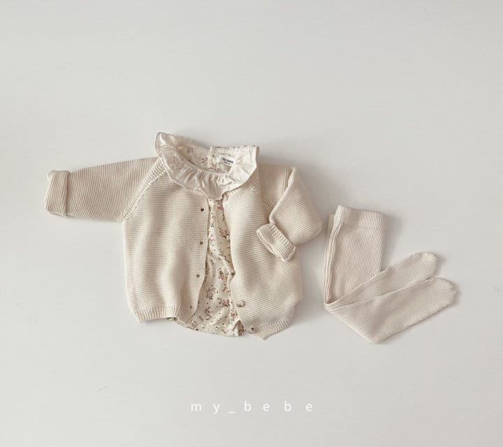 MY BEBE - Korean Children Fashion - #Kfashion4kids - Round Bodysuit - 6