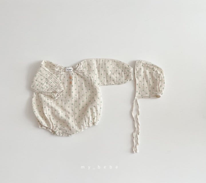 MY BEBE - Korean Children Fashion - #Kfashion4kids - Star Shirring Bodysuit - 10