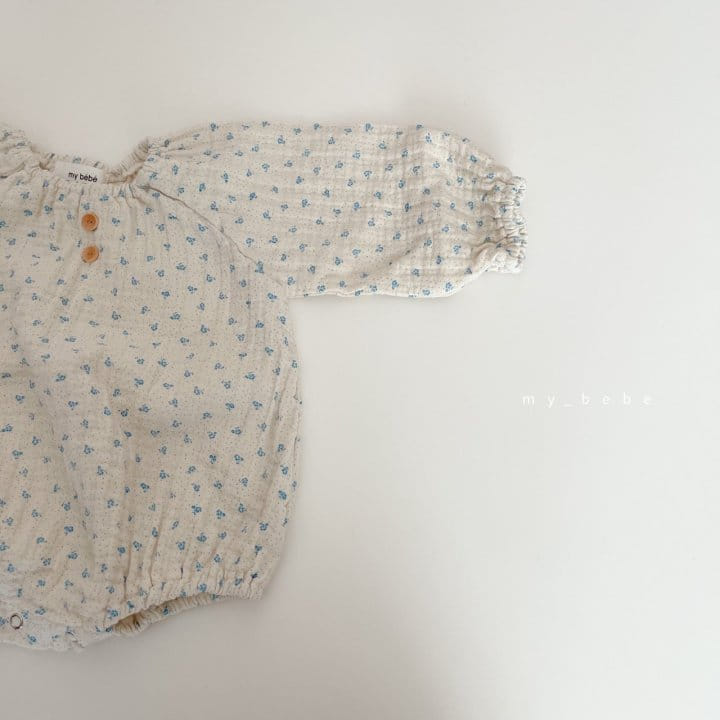 MY BEBE - Korean Children Fashion - #Kfashion4kids - Star Shirring Bodysuit - 5