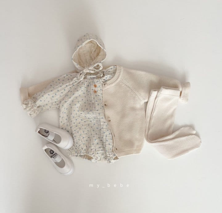 MY BEBE - Korean Children Fashion - #Kfashion4kids - Star Shirring Bodysuit - 7