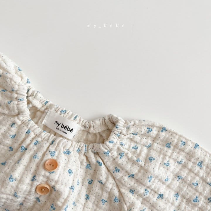 MY BEBE - Korean Children Fashion - #Kfashion4kids - Star Shirring Bodysuit - 9